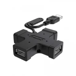 Twinmos USB Male to Quad USB Female Black Hub