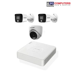 HIKVISION 3 unit 1080P night vision security cc camera Package
