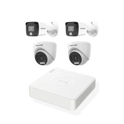 HIKVISION 4 unit 1080P night vision security cc camera Package