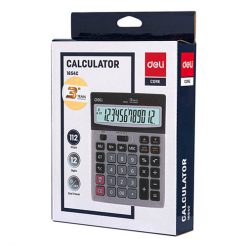 Deli Calculator Metal-12 digits - E1654C