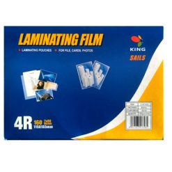 Laminating Pouch Film 4R Size Paper 100 Pcs